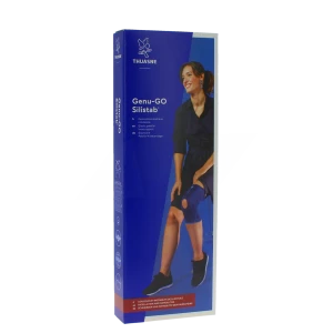 Thuasne Genu-go Silistab Genouillère élastique Rotulienne De Classe 3 Fermée Hauteur 31 Cm Taille 4