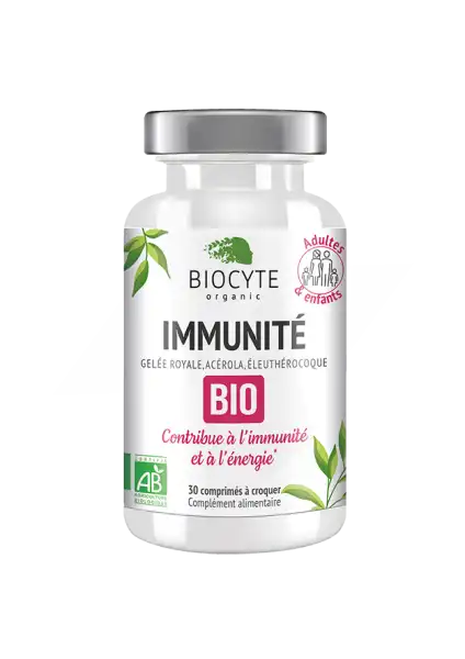 Biocyte Immunité Comprimés Bio B/30