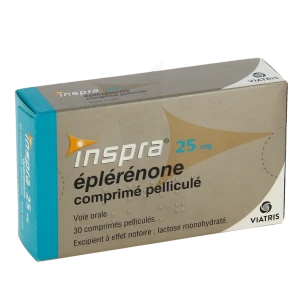 Inspra 25 Mg, Comprimé Pelliculé