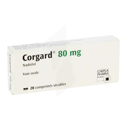 Corgard 80 Mg, Comprimé Sécable à Ris-Orangis