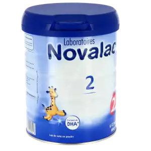 Acheter Novalac 2 Lait en poudre 2ème âge B/800g à Le havre