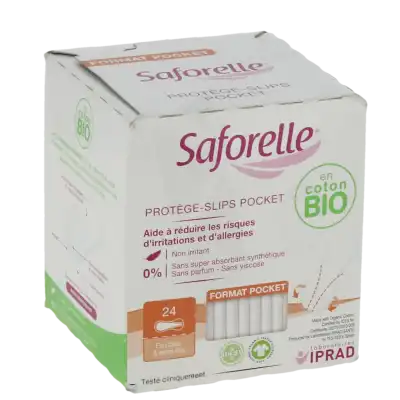 Saforelle Coton Protect Protège-slip Pocket B/24 à LA COTE-SAINT-ANDRÉ