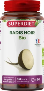 Superdiet Radis Noir Bio Comprimés B/80