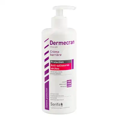 Dermécran® Crème Barrière Protection Anti-salissures Seches Flacon Pompe 500ml à Espaly-Saint-Marcel