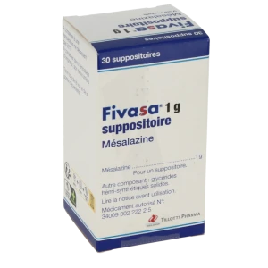 Fivasa 1 G, Suppositoire