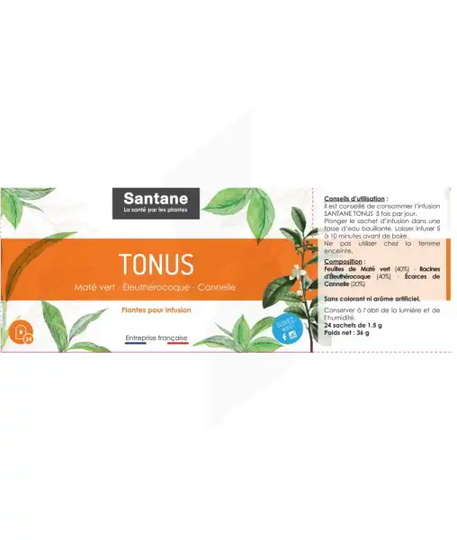 Santane Tonus Infusions En Sachets Doses 24 Sachets