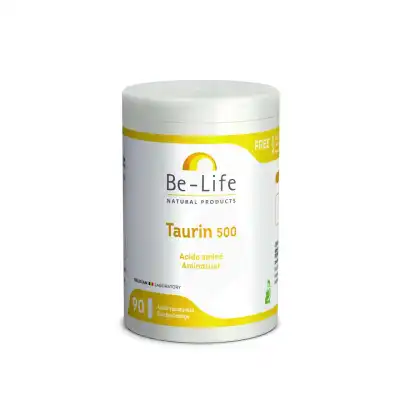 Be-life Taurin 500 Gélules B/90 à Serris