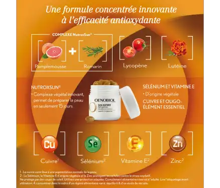 Oenobiol Sun Expert Caps Préparation Solaire Accélérée 2pots/15