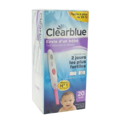 Clearblue Test D'ovulation 1 Hormones B/20 à CANALS