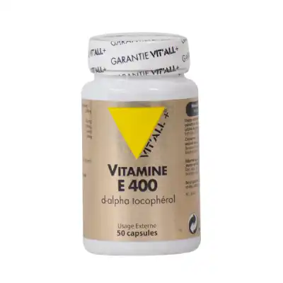 Vitall+ Vitamine E400 Capsules B/50 à PRUNELLI-DI-FIUMORBO