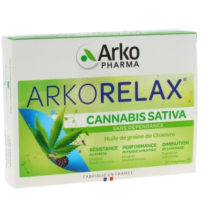 Arkorelax Cannabis Sativa Comprimés Boîte De 30