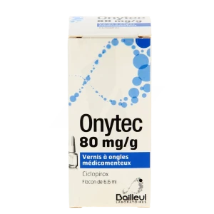 Onytec 80 Mg/g, Vernis à Ongle Médicamenteux