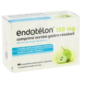 Endotelon 150 Mg, Comprimé Enrobé Gastro-résistant à PERONNE
