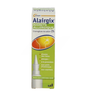 Alairgix Rhinite Allergique Cromoglicate De Sodium 2 %, Solution Pour Pulvérisation Nasale