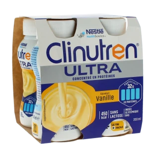 Clinutren Ultra Nutrim Vanille 4boutube De 200 Ml
