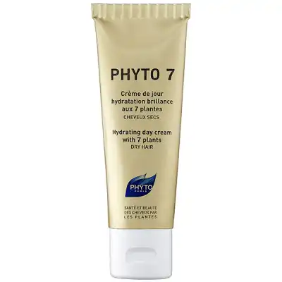 Phyto 7 Crème De Jour Hydratation Brillance Cheveux Secs 50ml à ST-PIERRE-D'OLERON