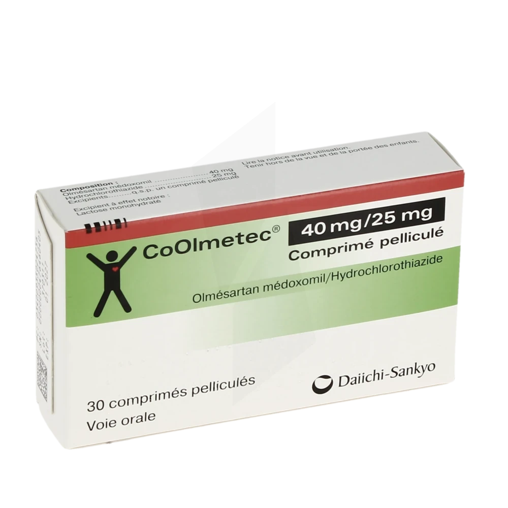 Coolmetec 40 Mg/25 Mg, Comprimé Pelliculé
