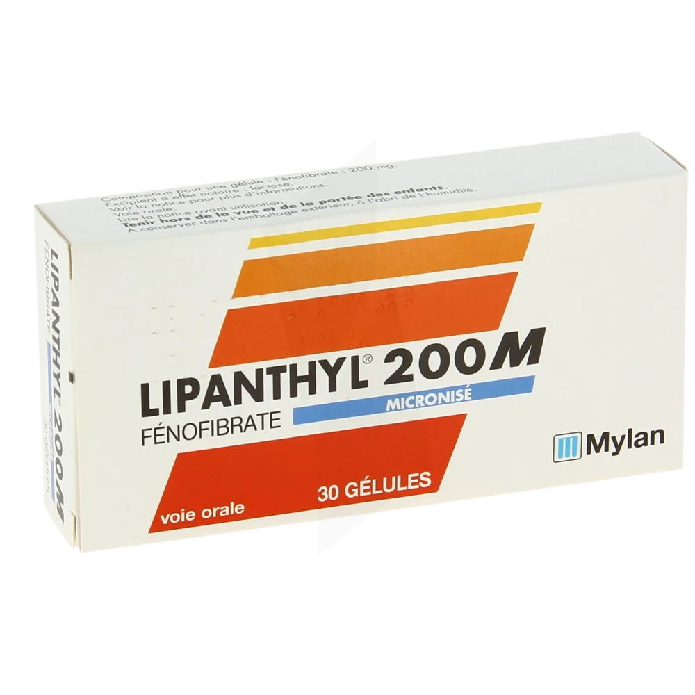 Lipanthyl 200 Micronisé, Gélule