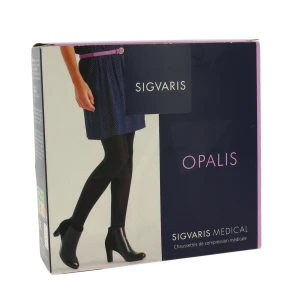 Sigvaris Opalis Chaussette Classe 2 Noir Normal Xl