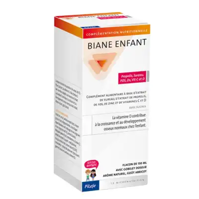 Pileje Biane Enfant Sirop à La Propolis Et Au Sureau Flacon De 150 Ml à PERONNE