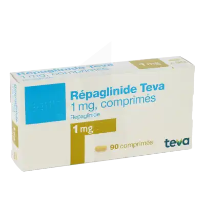 Repaglinide Teva 1 Mg, Comprimé à TOULOUSE