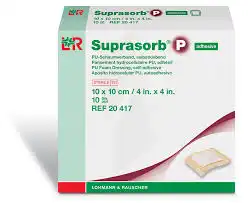 Lohman&rauscher Suprasorb P Hydrocellulaire Pansement Non Adhésif -7,5x7,5cm à MANCIET
