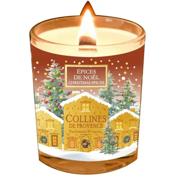 Collines De Provence Bougie Parfumée Epices De Noël 75g