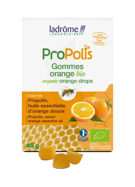 Ladrôme Gomme Propolis Orange B/45