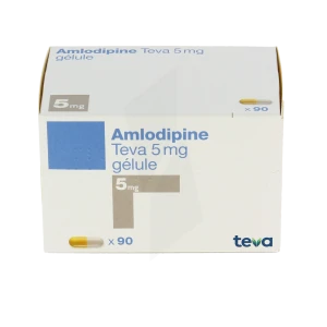 Amlodipine Teva 5 Mg, Gélule