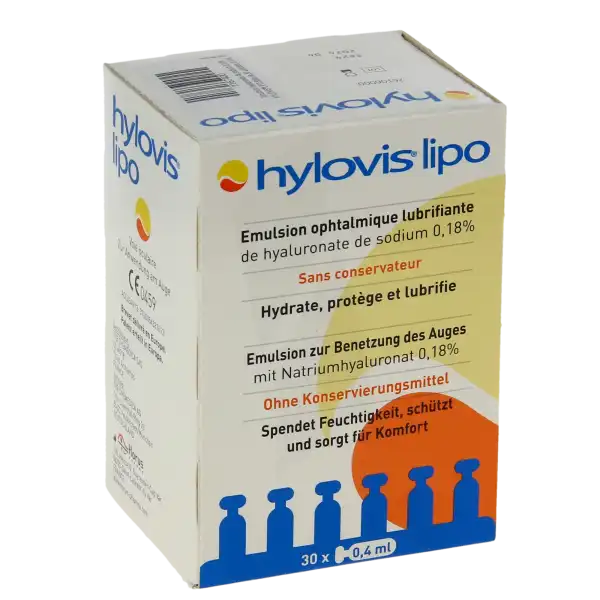 Hylovis Lipo Emulsion Oculaire 30unidose/0,4ml
