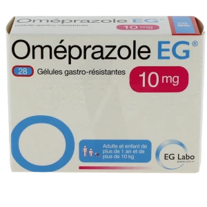 Omeprazole Eg 10 Mg, Gélule Gastro-résistante