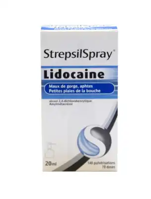 STREPSILSPRAY à la lidocaïne, collutoire