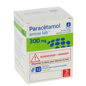 Paracetamol Arrow Lab 300 Mg, Poudre Pour Solution Buvable
