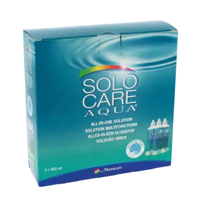 Menicon Solocare Aqua Pack De 3fl/360ml à Crocq