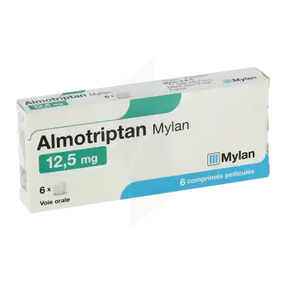 ALMOTRIPTAN VIATRIS 12,5 mg, comprimé pelliculé