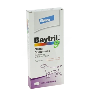 Baytril S 50 Mg, Comprimé