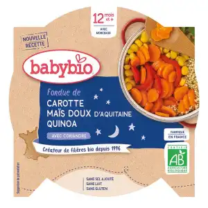 Babybio Assiette Bonne Nuit Légumes Quinoa à Pessac