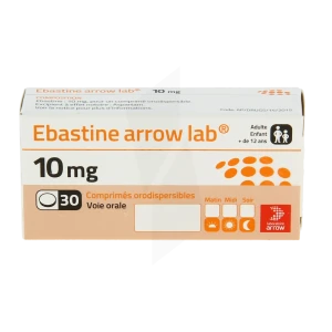 Ebastine Arrow Lab 10 Mg, Comprimé Orodispersible