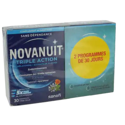 Novanuit Triple Action Comprimés 2b/30 à AIX-EN-PROVENCE