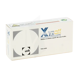 Xyzall 5 Mg, Comprimé Pelliculé