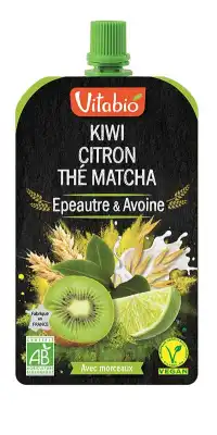 Vitabio Gourde Kiwi Citron Thé Matcha Céréales à SENNECEY-LÈS-DIJON