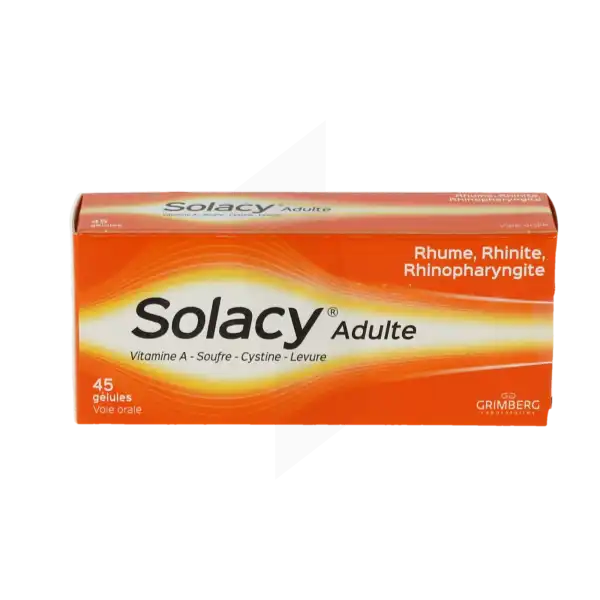 Solacy Adultes, Gélule