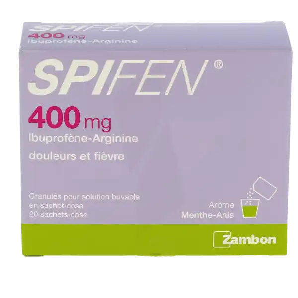 Spifen 400 Mg, Granulés Pour Solution Buvable En Sachet-dose