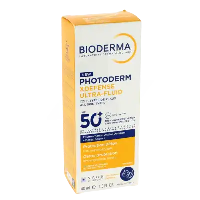 Bioderma Photoderm Xdefense Ultrafluide Spf50+ Cr Invisible Fl/40ml à STRASBOURG