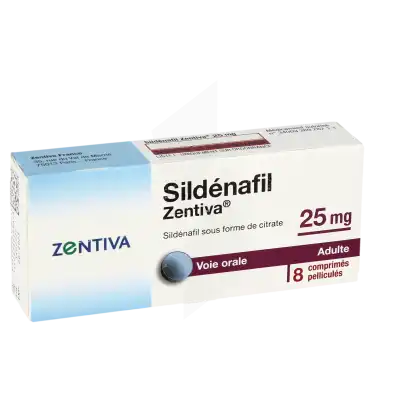 Sildenafil Zentiva 25 Mg, Comprimé Pelliculé à Bordeaux