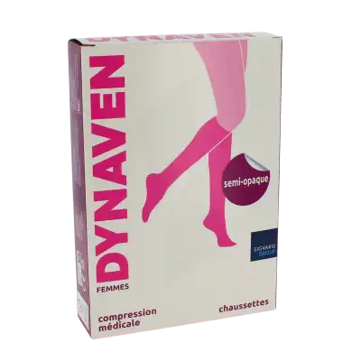 Sigvaris Dynaven Semi-opaque Chaussette Classe 3 Femme Beige Normal S à VILLEMUR SUR TARN
