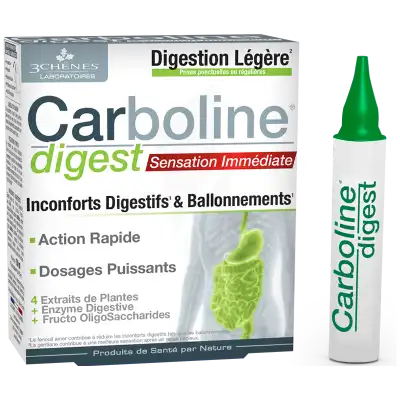 Carboline Digest Solution Buvable 10 Unicadoses à La Possession