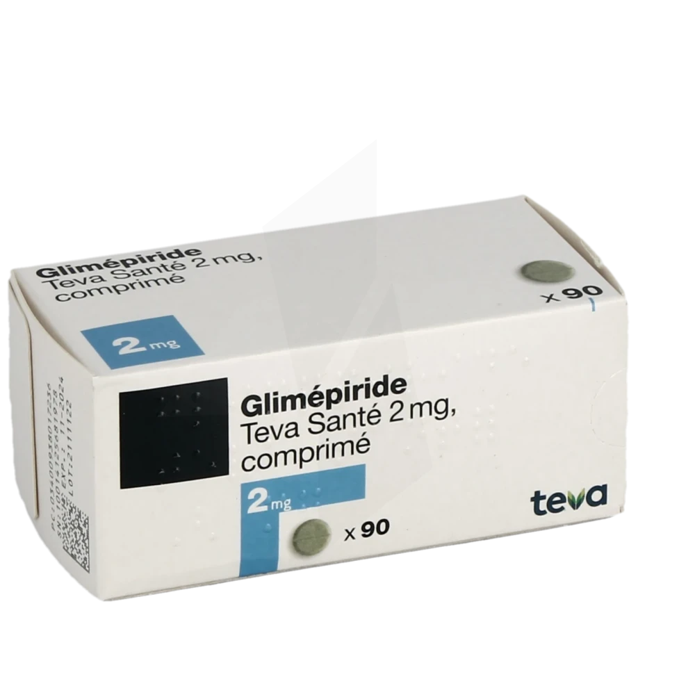 Glimepiride Teva Sante 2 Mg, Comprimé