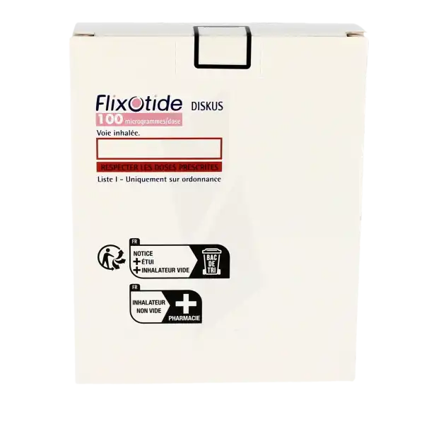 Flixotide Diskus 100 Microgrammes/dose, Poudre Pour Inhalation En Récipient Unidose