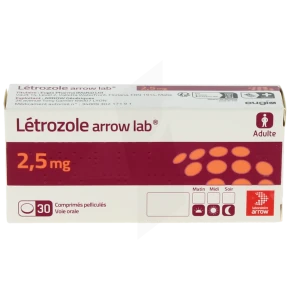 Letrozole Arrow Lab 2,5 Mg, Comprimé Pelliculé